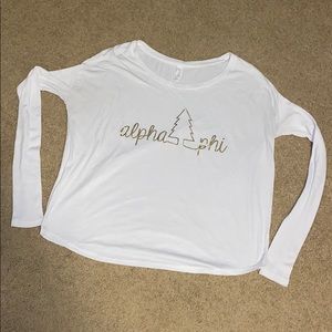 Alpha Phi Sorority long sleeve shirt